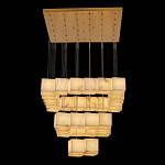 Люстра подвесная с квадратными плафонами из натурального камня Glowing Spheres варинант исполнения - 7 | Loft Concept в Ижевске