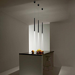 Подвсеной светильник светодиодный металлический цилиндрической формы Высота 100 см Trumpet tube варинант исполнения - 5 | Loft Concept в Ижевске