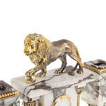 Настольный письменный набор из мрамора с декором в виде льва в подарочной упаковке Marble Accessory варинант исполнения - 3 | Loft Concept в Ижевске