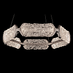 Люстра кольцевая с текстурным природным рисунком IceFlame варинант исполнения - 7 | Loft Concept в Ижевске