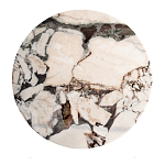 Столик журнальный с круглой мраморной столешницей Unique Stone Design варинант исполнения - 2 | Loft Concept в Ижевске