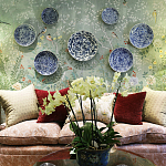 Обои ручная роспись Temple Newsam Mercury Grey варинант исполнения - 4 | Loft Concept в Ижевске