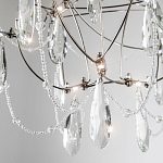 Люстра с каркасом из тонких металлических нитей и хрустальными подвесками Crystal Metal Threads Chandelier 40 варинант исполнения - 2 | Loft Concept в Ижевске