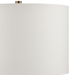 Настольная лампа с фактурным основанием с сочетании белого и зеленого цветов Festoon варинант исполнения - 2 | Loft Concept в Ижевске