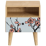 Прикроватная тумба с изображением на ящике Elise Nightstand варинант исполнения - 13 | Loft Concept в Ижевске