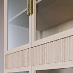 Витрина Primo со стеклянными фасадами и 2 ящиками Светлый дуб варинант исполнения - 6 | Loft Concept в Ижевске