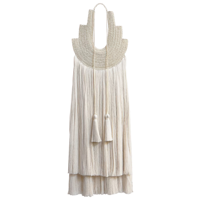 Аксессуар настенный в Эко стиле Белый wall decor White dress Молочный в Ижевске | Loft Concept 