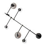 Бра с 5-ю плафонами разного диаметра и цвета Polyhedron варинант исполнения - 2 | Loft Concept в Ижевске