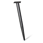 Обеденный стол с прямоугольной черно-золотой столешницей из стекла на 4-х металлических ножках Gold and Black Marble варинант исполнения - 5 | Loft Concept в Ижевске