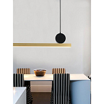 Люстра линейная светодиодная в минималистичном стиле New Age of Light варинант исполнения - 7 | Loft Concept в Ижевске