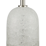 Настольная лампа с высоким тканевым абажуром Cracked Base варинант исполнения - 1 | Loft Concept в Ижевске