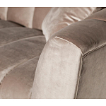 Диван трехместный велюровый серый Island of Comfort варинант исполнения - 3 | Loft Concept в Ижевске