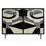 Буфет в гостиную с инкрустацией  Bone Inlay sideboard - 2 doors варинант исполнения - 1 | Loft Concept в Ижевске