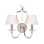 Бра с 2-мя лампами и подвеской из прозрачного стекла Elstead Lighting варинант исполнения - 2 | Loft Concept в Ижевске