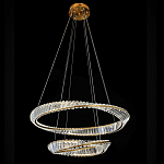 Люстра подвесная из 2-х колец Round Air Chandelier варинант исполнения - 1 | Loft Concept в Ижевске