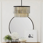 Люстра круглая с подвесками из натурального перламутра Nacre варинант исполнения - 2 | Loft Concept в Ижевске