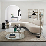 Приставной стол из сплава алюминия Solaris варинант исполнения - 3 | Loft Concept в Ижевске