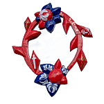 Зеркало овальное Love God варинант исполнения - 1 | Loft Concept в Ижевске