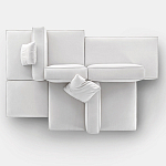 Модульный диван трансформер Harn в стиле минимализм  варинант исполнения - 2 | Loft Concept в Ижевске