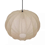 Подвесной светильник с бежевым тканевым абажуром Modern Textured Table Lamp варинант исполнения - 3 | Loft Concept в Ижевске