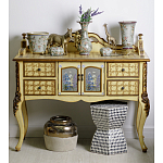 Комод деревянный Illustration of flowers варинант исполнения - 7 | Loft Concept в Ижевске