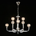 Люстра с 8-ю лампами и гранеными стеклянными плафонами Prism Gala варинант исполнения - 3 | Loft Concept в Ижевске