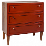 Комод красный из массива бука с 3-мя ящиками Wenge Light варинант исполнения - 1 | Loft Concept в Ижевске