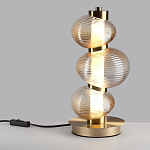 Настольная лампа с 3-мя рифлеными стеклянными шарами Marcelh Light варинант исполнения - 3 | Loft Concept в Ижевске