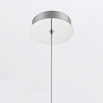 Подвесной светильник хромированного цвета с прозрачным цилиндрическим стеклянным плафоном Eurofase варинант исполнения - 7 | Loft Concept в Ижевске