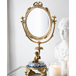 Настольное зеркало в бронзовой рамке Eden Garden варинант исполнения - 4 | Loft Concept в Ижевске