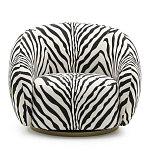 Кресло Bear с принтом Зебра варинант исполнения - 2 | Loft Concept в Ижевске