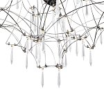 Потолочный светильник с тонким металлическим каркасом цвета хром Quasar варинант исполнения - 4 | Loft Concept в Ижевске