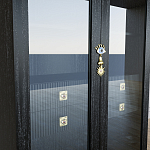 Дизайнерский шкаф витрина Elsa Dreams Black с 4-мя ящиками варинант исполнения - 4 | Loft Concept в Ижевске