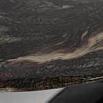 Стол журнальный овальный с столешницей из искусственного мрамора Alonso Gloss варинант исполнения - 3 | Loft Concept в Ижевске