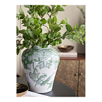 Ваза с зелеными цветочными и птичьими мотивами Vase Inspired by Nature варинант исполнения - 5 | Loft Concept в Ижевске