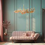 Люстра с абажуром оформленным в виде стаи бабочек Eternal Butterflies варинант исполнения - 4 | Loft Concept в Ижевске