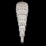 Люстра многоярусная каскадная с хрустальными подвесками Roul Crystal Light варинант исполнения - 1 | Loft Concept в Ижевске