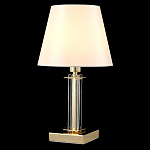 Настольная лампа с белым тканевым абажуром в форме конуса Laurent варинант исполнения - 7 | Loft Concept в Ижевске