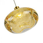 Подвесной светильник с прозрачным стеклянным плафоном округлой формы Effervia  варинант исполнения - 11 | Loft Concept в Ижевске