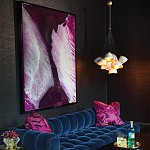 Люстра с 15-ю белыми  плафонами с золотой внутренней поверхностью Hinkley варинант исполнения - 3 | Loft Concept в Ижевске