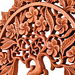 Панно из дерева круглое Sakura Panel With Trees варинант исполнения - 2 | Loft Concept в Ижевске