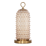 Настольная лампа с факутрным стеклянным плафоном Sonora варинант исполнения - 2 | Loft Concept в Ижевске