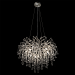 Люстра подвесная с прозрачными стеклянными подвесками в форме капель Диаметр 60 см Droplet Chandelier варинант исполнения - 13 | Loft Concept в Ижевске