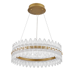 Люстра круглая с декоративными элементами в виде лепестков Round Light Flashing варинант исполнения - 4 | Loft Concept в Ижевске