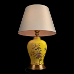 Настольная лампа желтая с изображением птиц Slip Away варинант исполнения - 4 | Loft Concept в Ижевске