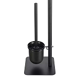 Держатель для туалетной бумаги с подвесным ершиком Black Bathroom Accessory варинант исполнения - 4 | Loft Concept в Ижевске