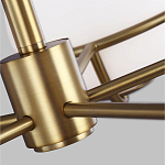 Люстра с 5-ю белыми шарообразными плафонами в сферические каркасах Feiss варинант исполнения - 3 | Loft Concept в Ижевске