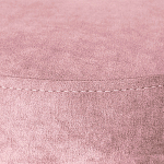 Банкетка круглая пыльно-розовый велюр на 4-х металлических ножках золотого цвета SANJAY варинант исполнения - 4 | Loft Concept в Ижевске