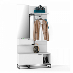 Вешалка настенная белая Strict Lines варинант исполнения - 2 | Loft Concept в Ижевске