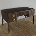 Письменный стол с 4-мя ящиками Elsa Dreams Walnut варинант исполнения - 1 | Loft Concept в Ижевске